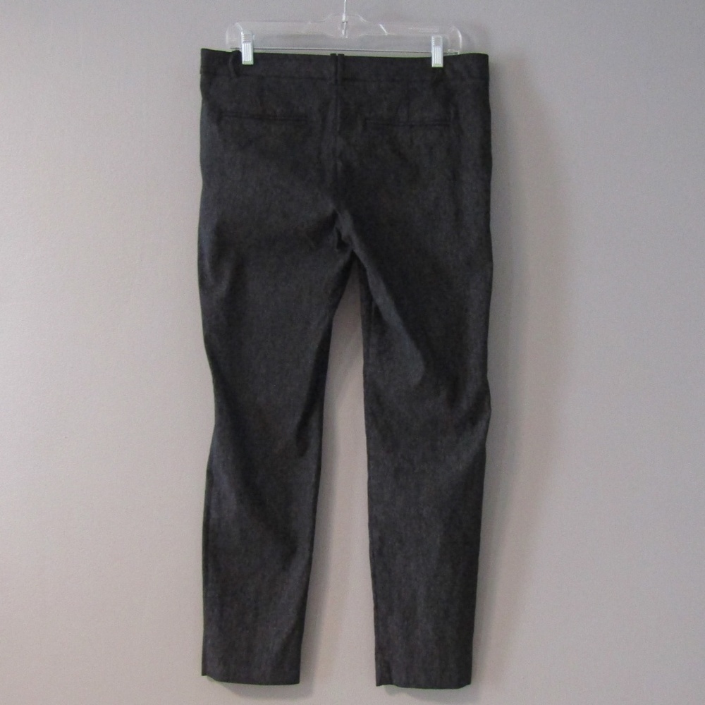 Calvin Klein Black & Silver Gray Ankle Dress Pants - Picture 4 of 7